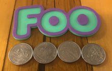 Load image into Gallery viewer, FOO Refrigerator Magnet and FOO neck chain