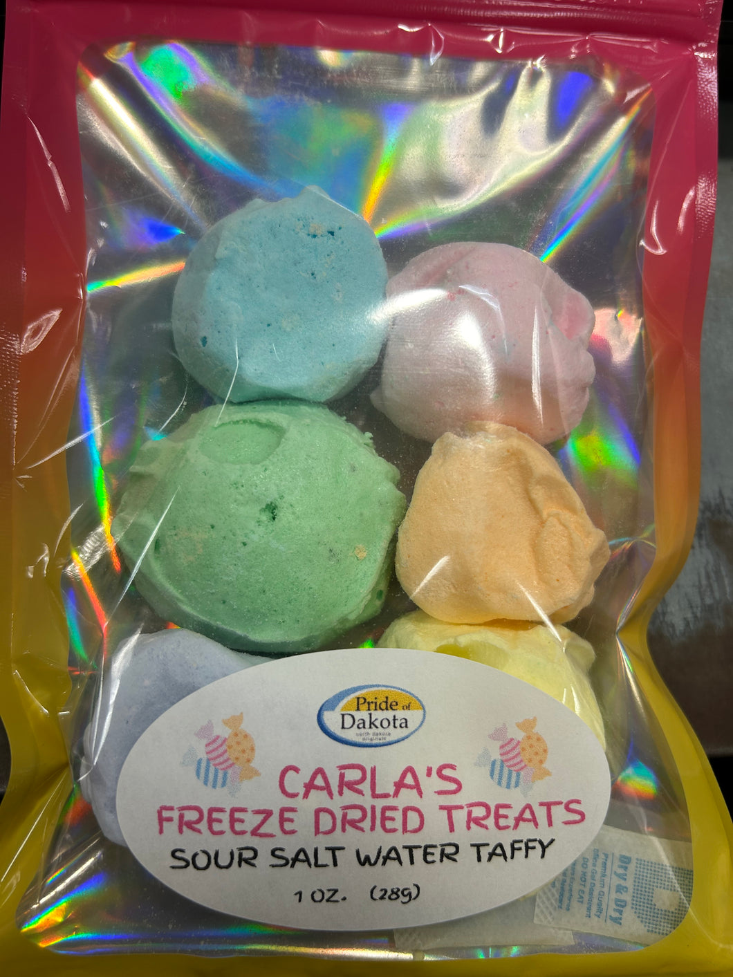 Freeze Dried Sour Salt Water Taffy