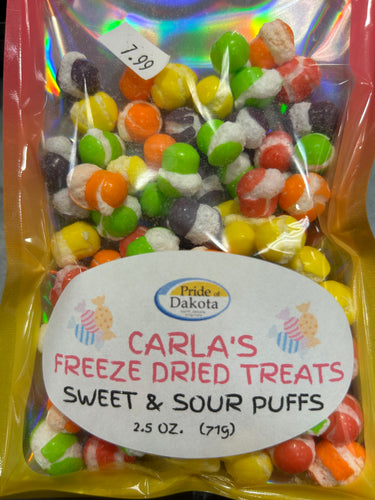 Freeze Dried Sweet and Sour Puffs