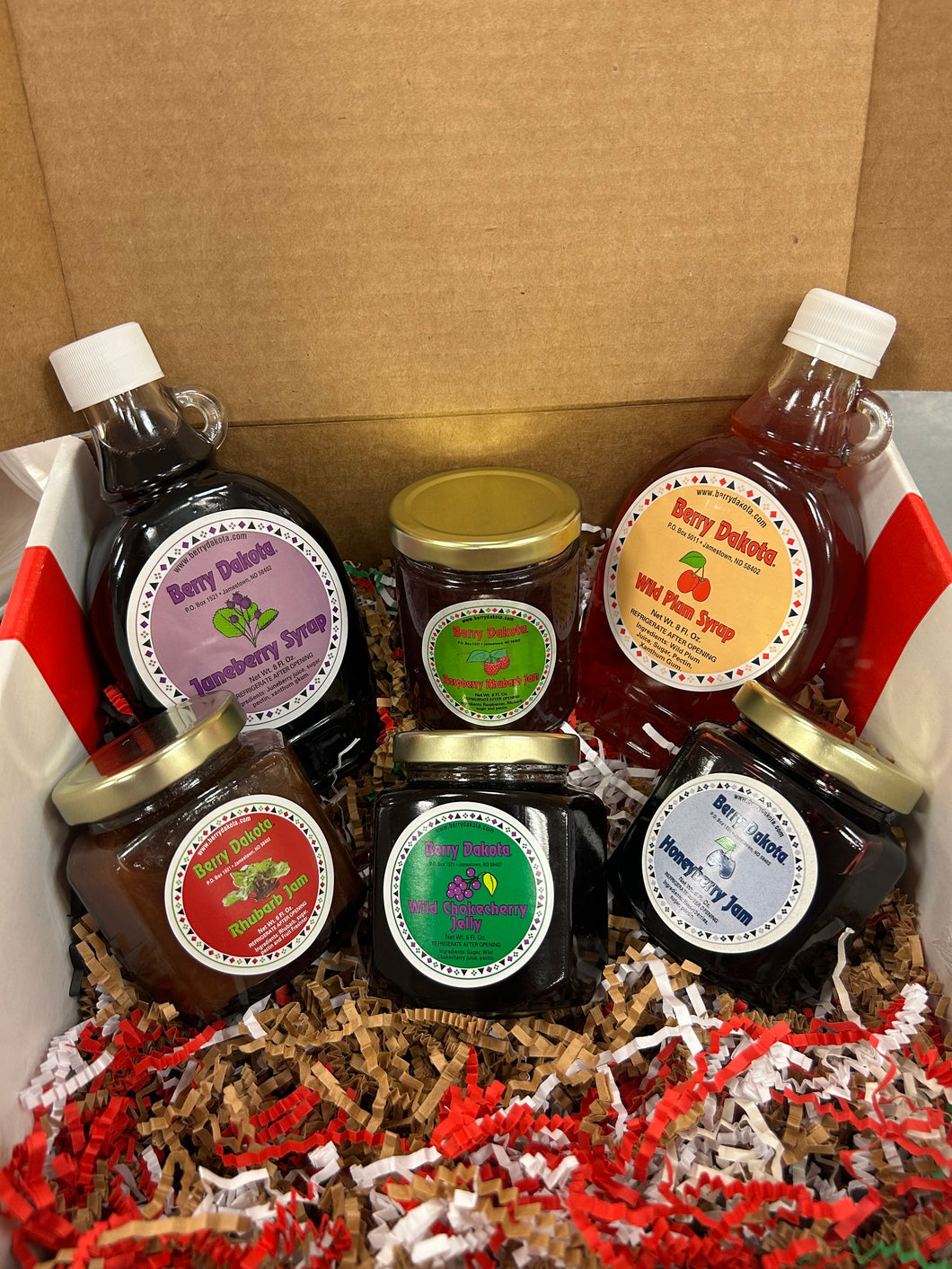 Local Jams/Jellies/Syrups North Dakota/Minnesota Gift Pack 2025