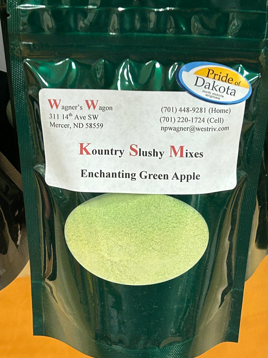 Wagners Wagon Enchanting Green Apple Slushy Mix