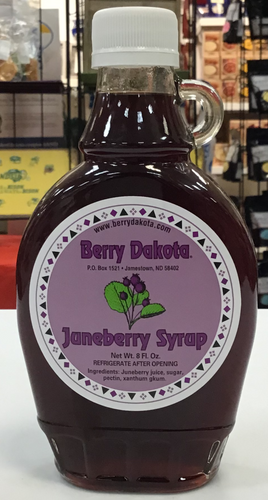Berry Dakota Juneberry Syrup 8 Ounce Jar