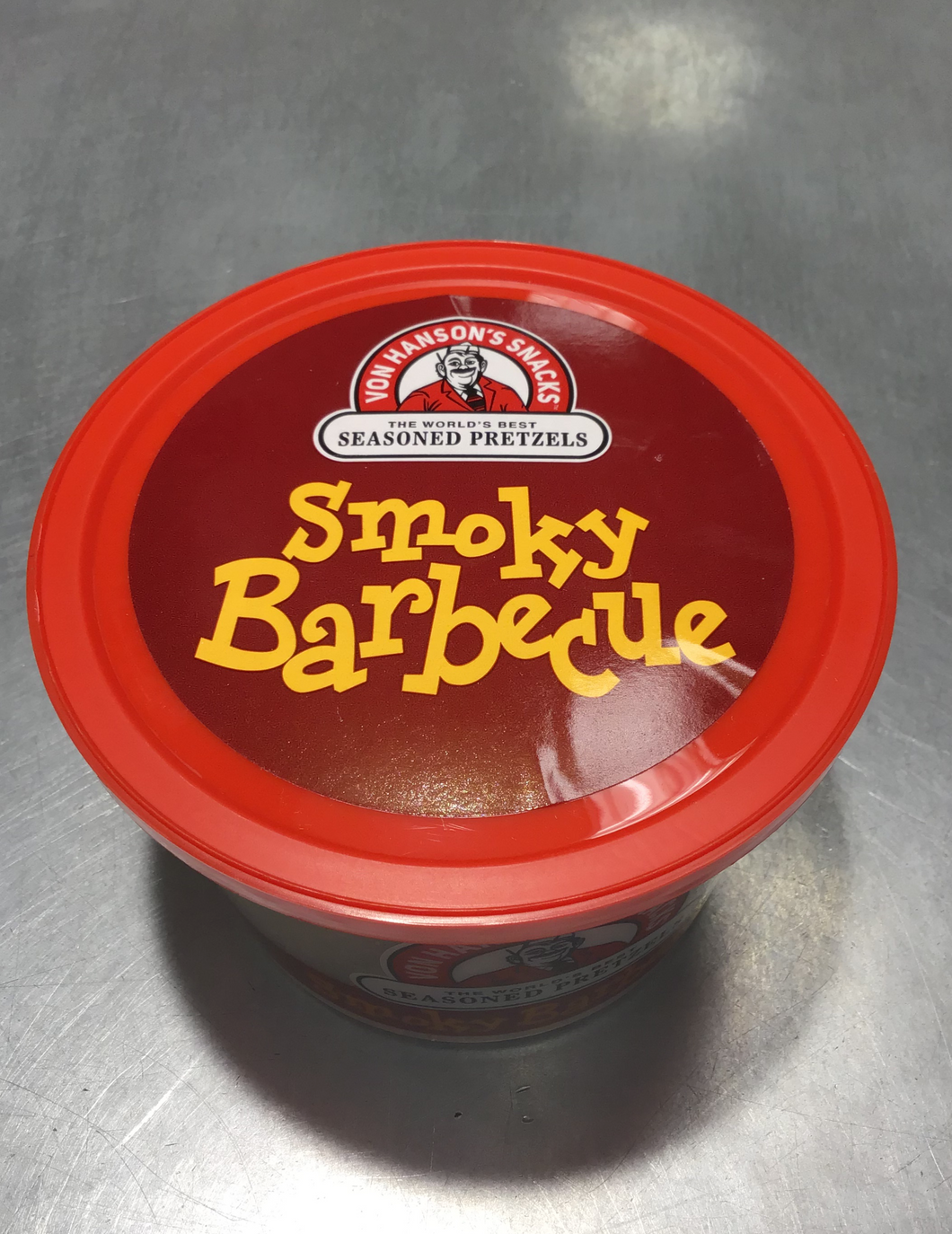 Von Hanson’s Smoky Barbecue pretzels