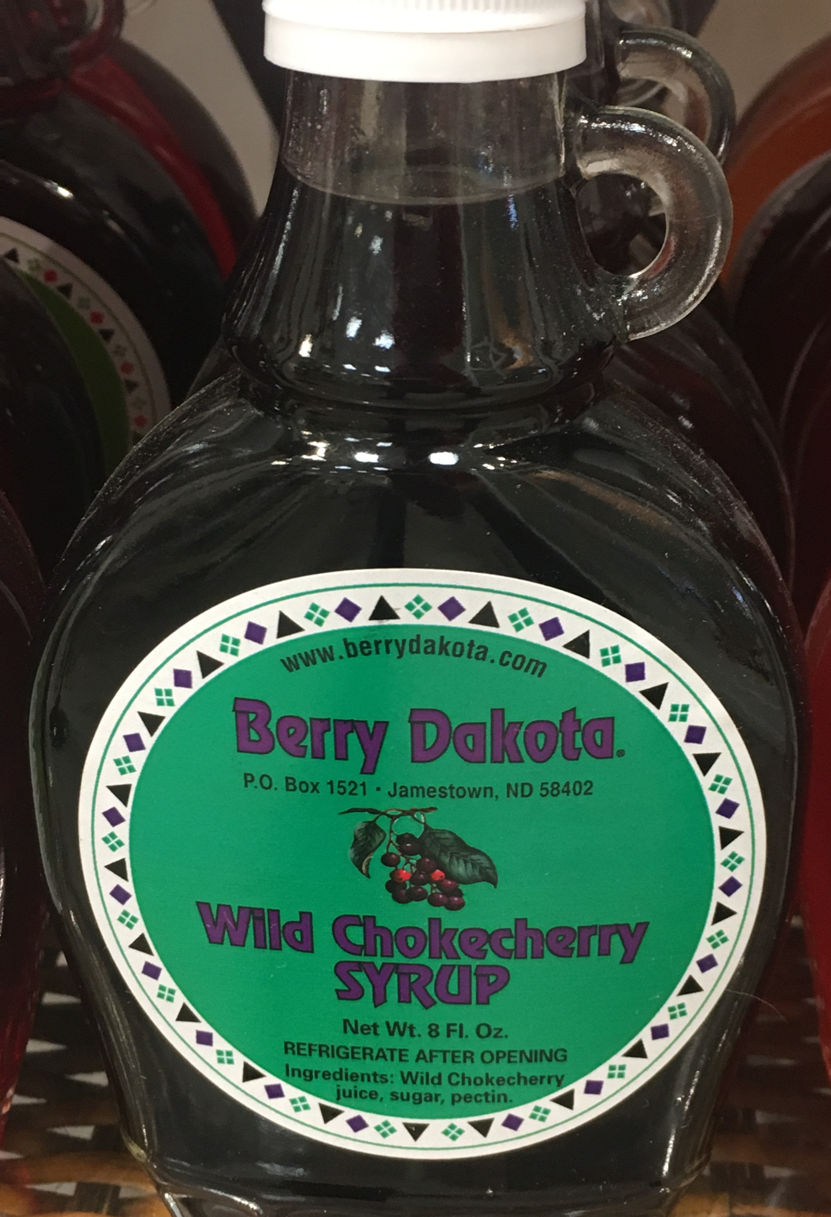 Berry Dakota Wild Chokecherry Syrup 8 ounce jar – Minn Dak Market
