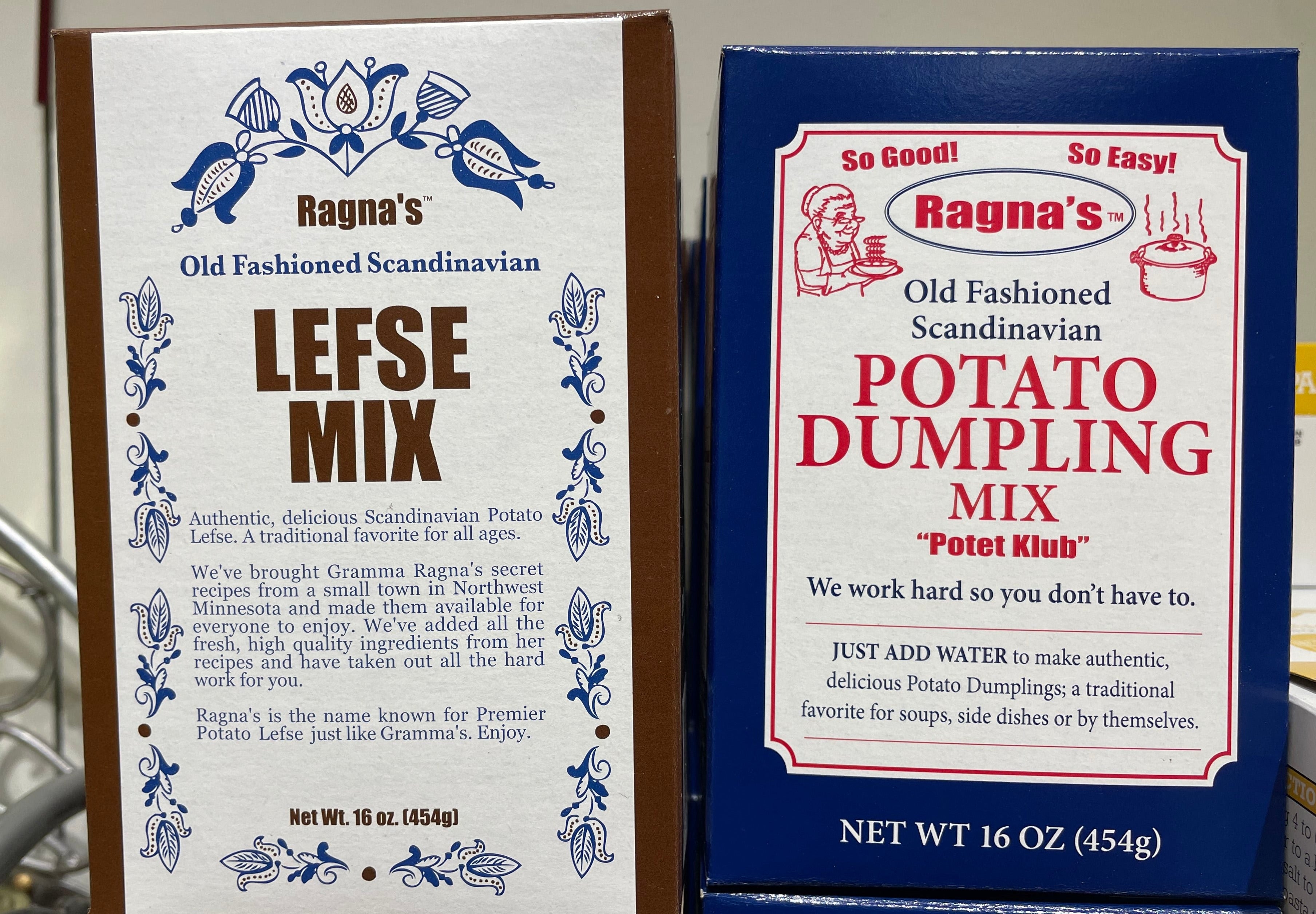 Ragna's Old Fashioned Scandinavian Potato Dumpling Mix, Potet Klub, 16 oz