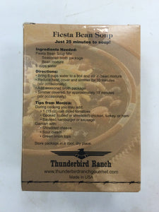 Thunderbird Ranch Fiesta Bean Soup Mix Back Label