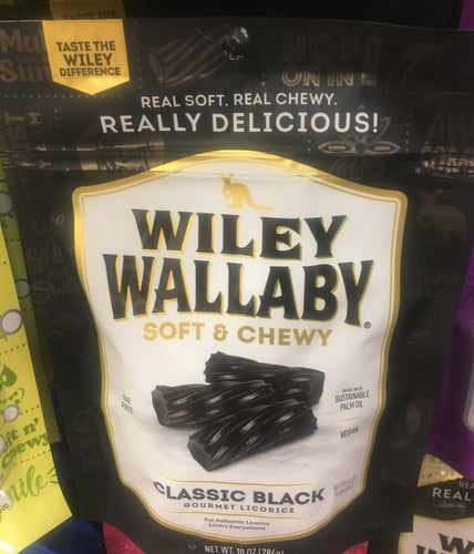 Wiley Wallaby Black Licorice