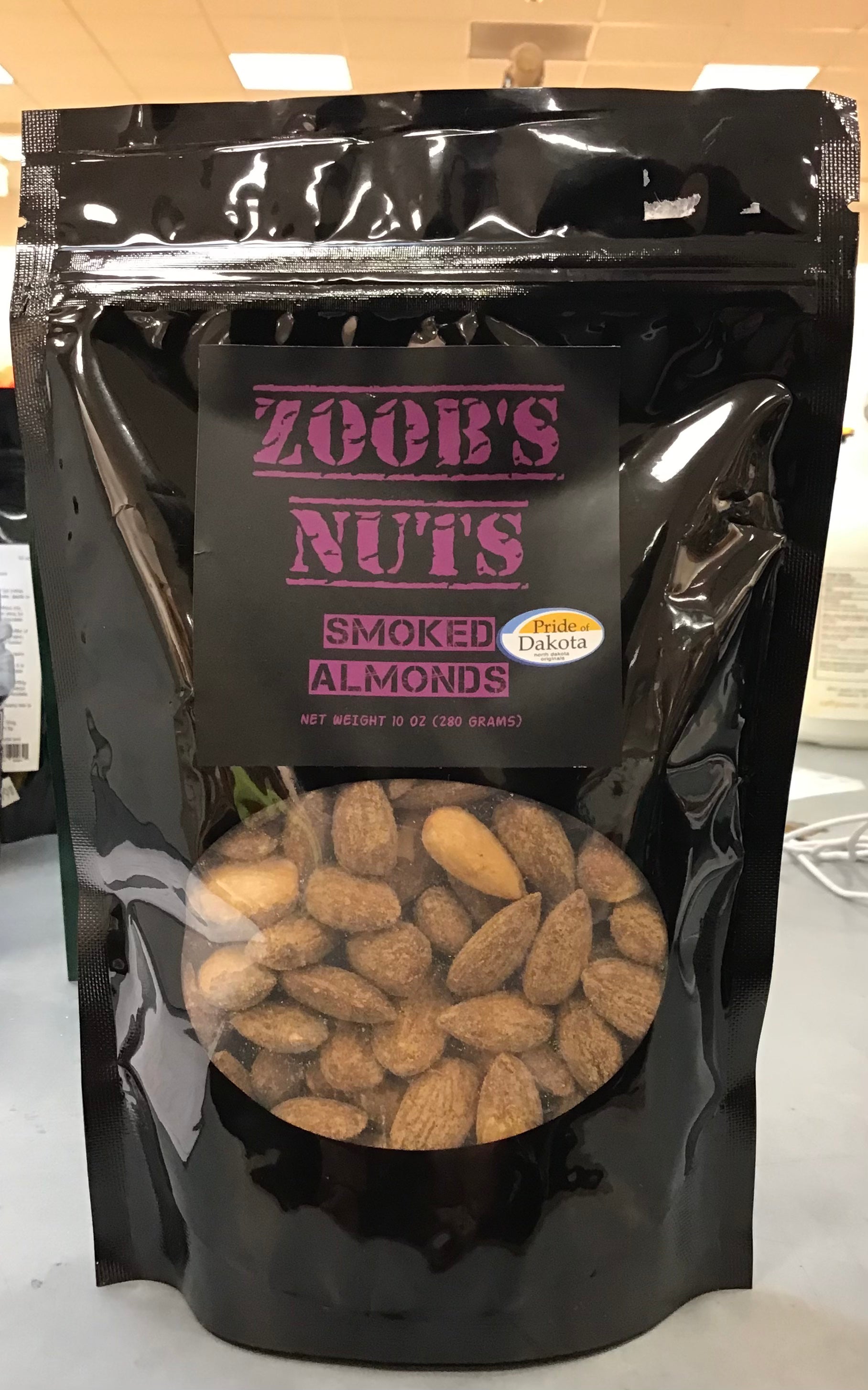 Zoob's Nuts Smoked Almonds – Minn Dak Market at West Acres Mall