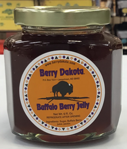 Berry Dakota Buffalo Berry Jelly 6 Ounce Jar