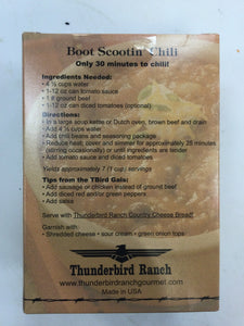 Thunderbird Ranch Boot Scootin’ Chili