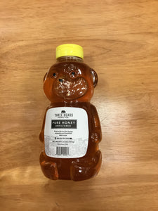 Three Bears Pure Honey  Unfiltered 32oz